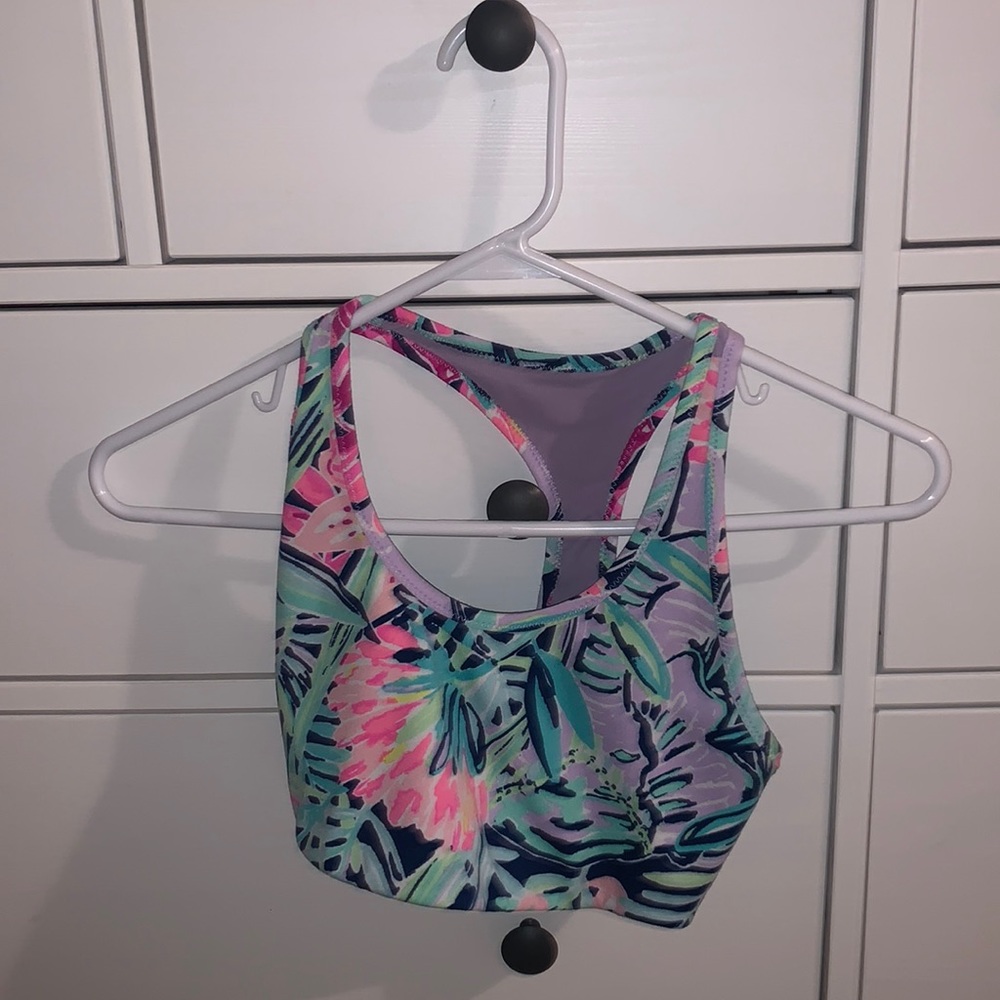 Women’s XS Lilly Pulitzer Sports Bra worn 2x goes with match leggings